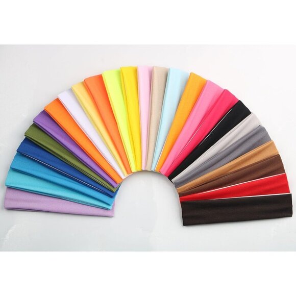25pcs Yoga Headbands Elastic Sports Headbands for Women Men Girls Workout main image 4